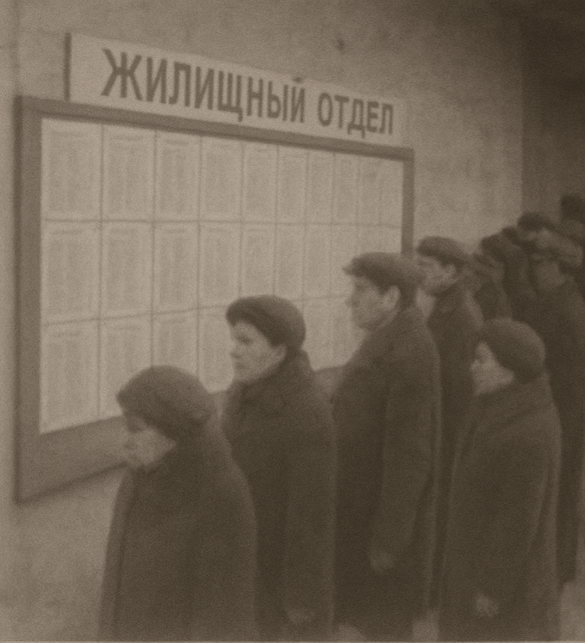 Советские граждане годами вручную проверяли списки очередников, надеясь на чудо