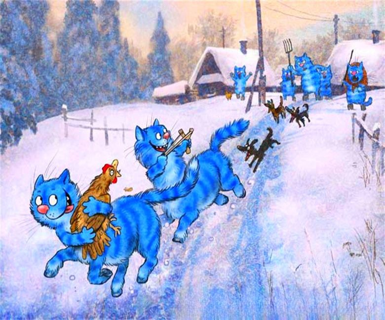 очаровательные коты Рины Зенюк