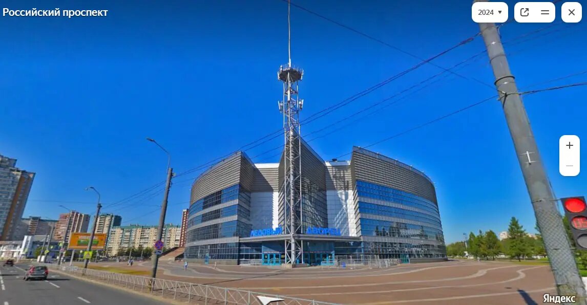    Ледовый дворец. Фото: скриншот с сервиса «Яндекс.Панорамы.