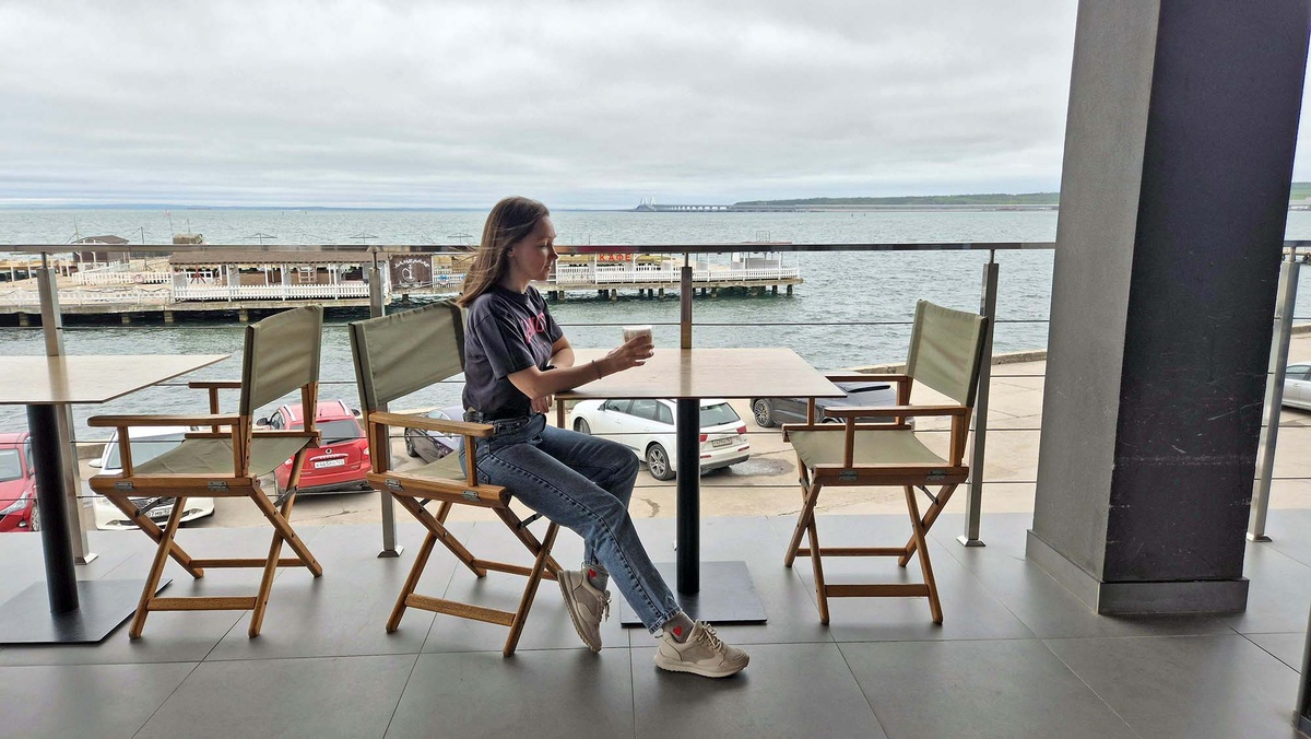 Самый лучший вид в кофейне "Как по маслу" по адресу Адмиралтейский проезд, 1