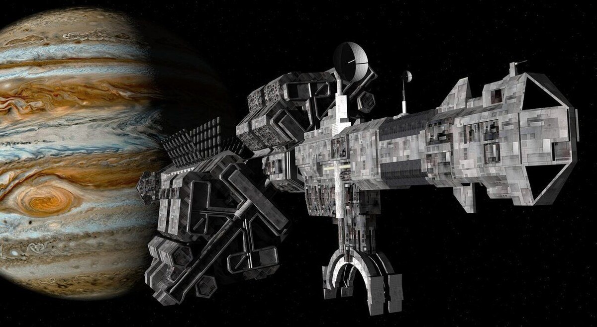 "Космонавт Алексей Леонов" из "Одиссеи-2". Мы же не будем говорить о том, что у США кораблей не было?