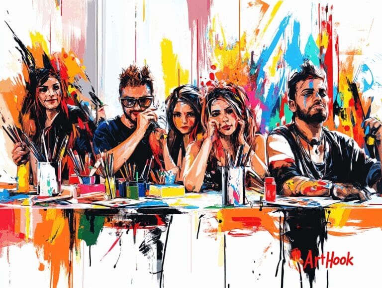    Арт-мастер-классы на корпоратив: как вдохновить команду и создать незабываемые воспоминания Art-Hook.Ru