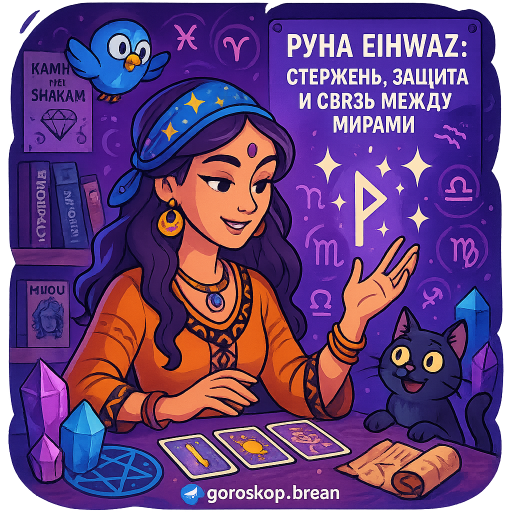    Эйваз как ваш личный проводник в мир перемен и внутренней силы используйте её для магии повседневности и глубокого самоосознания Мария