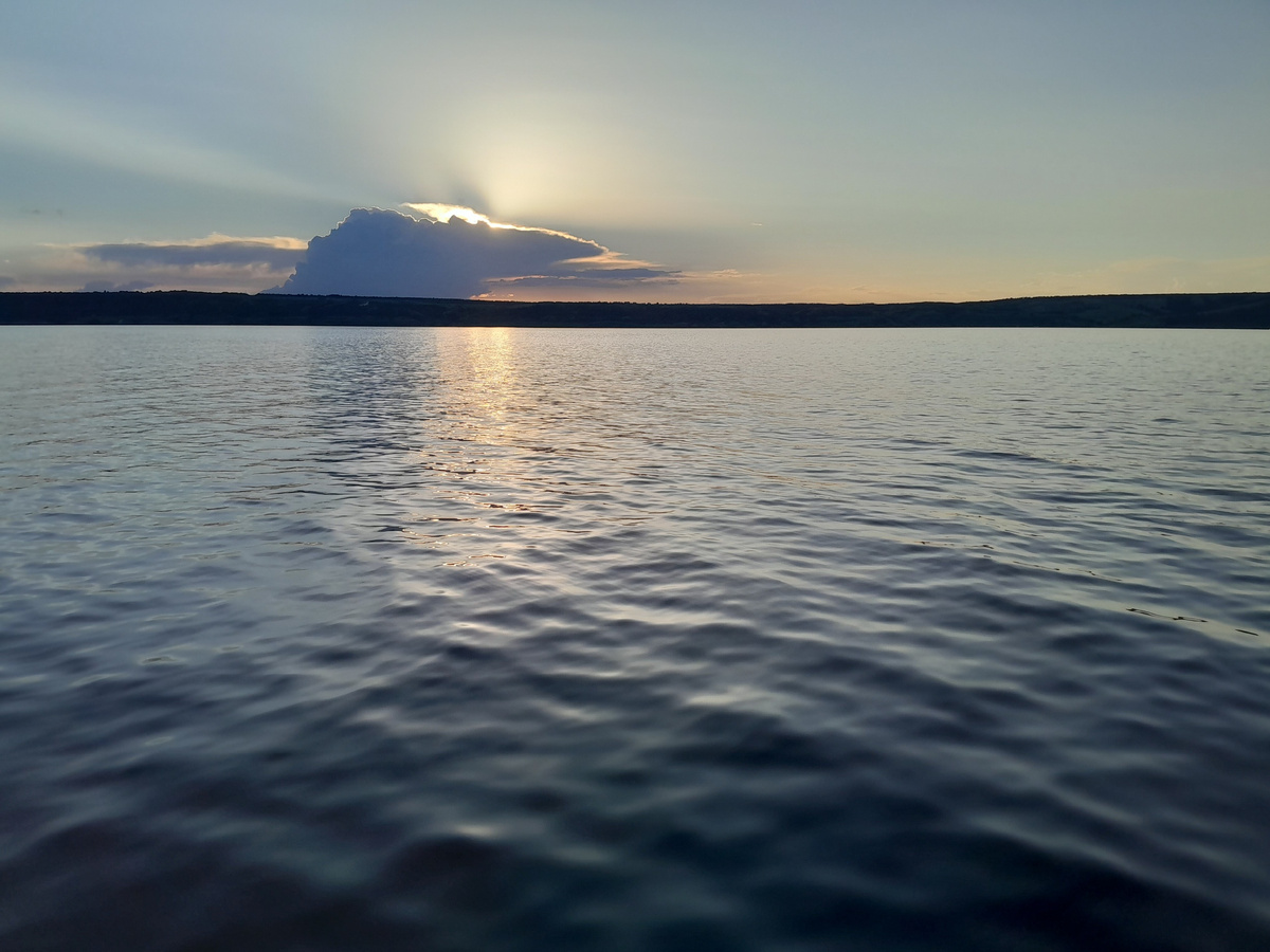 Куйбышевское водохранилище. Июнь 2024 г.