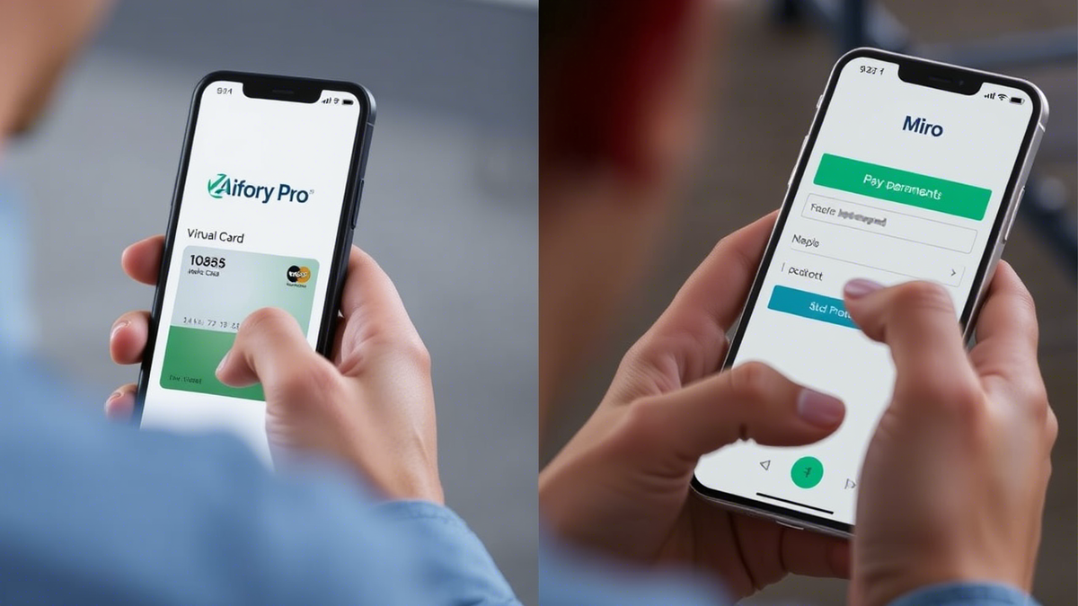 Как оплатить Miro с помощью виртуальной карты от Aifory Pro