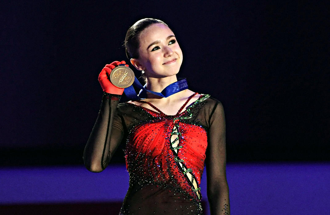 Камила Валиева с золотой медалью