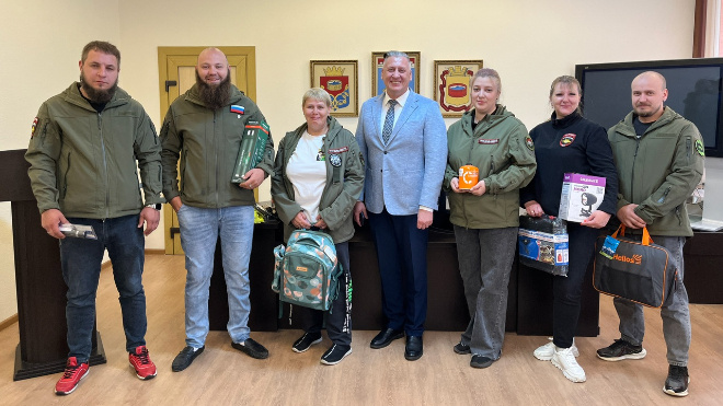 Фото: глава администрации Лужского района Юрий Намлиев