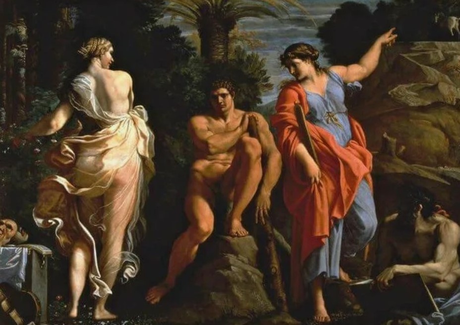Геракл на распутье. Аннибале Карраччи. 1596 г.