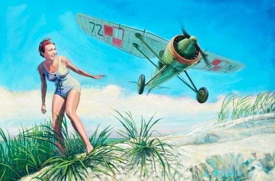 Аллегория: польская истребительнпая авиация накануне Второй Мировой войны