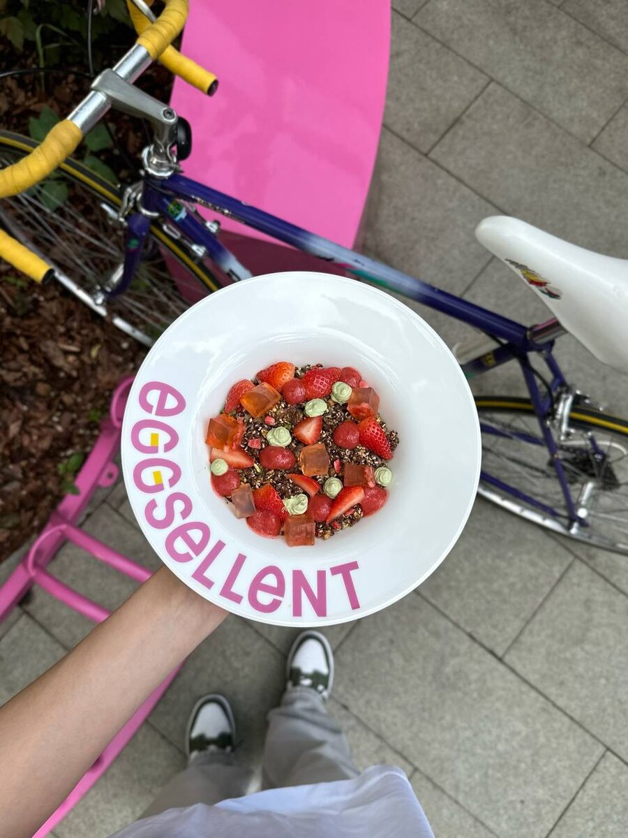 Каша с фрктами и орехами — почти искусство