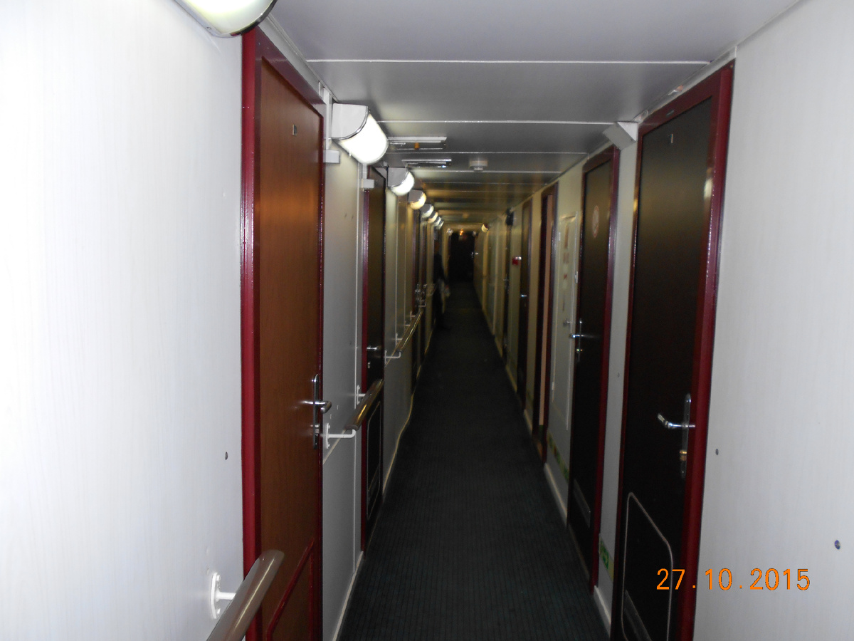 Каридор в теплоходе
