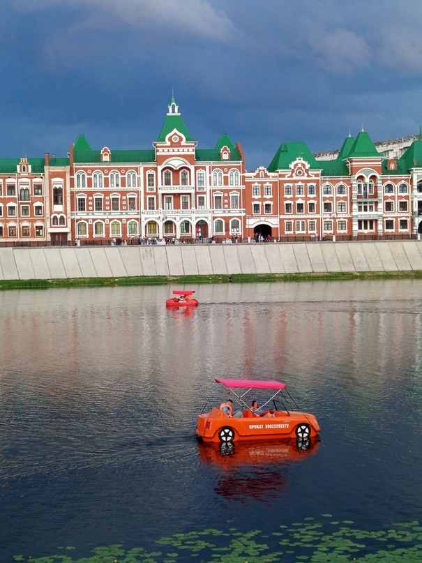 Фото автора. Набережная Кокшаги. г. Йошкар-Ола, Республика Марий Эл
