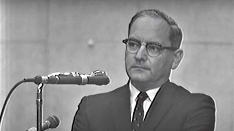 Американский психолог, переводчик Густав Гилберт (1911 - 1977)