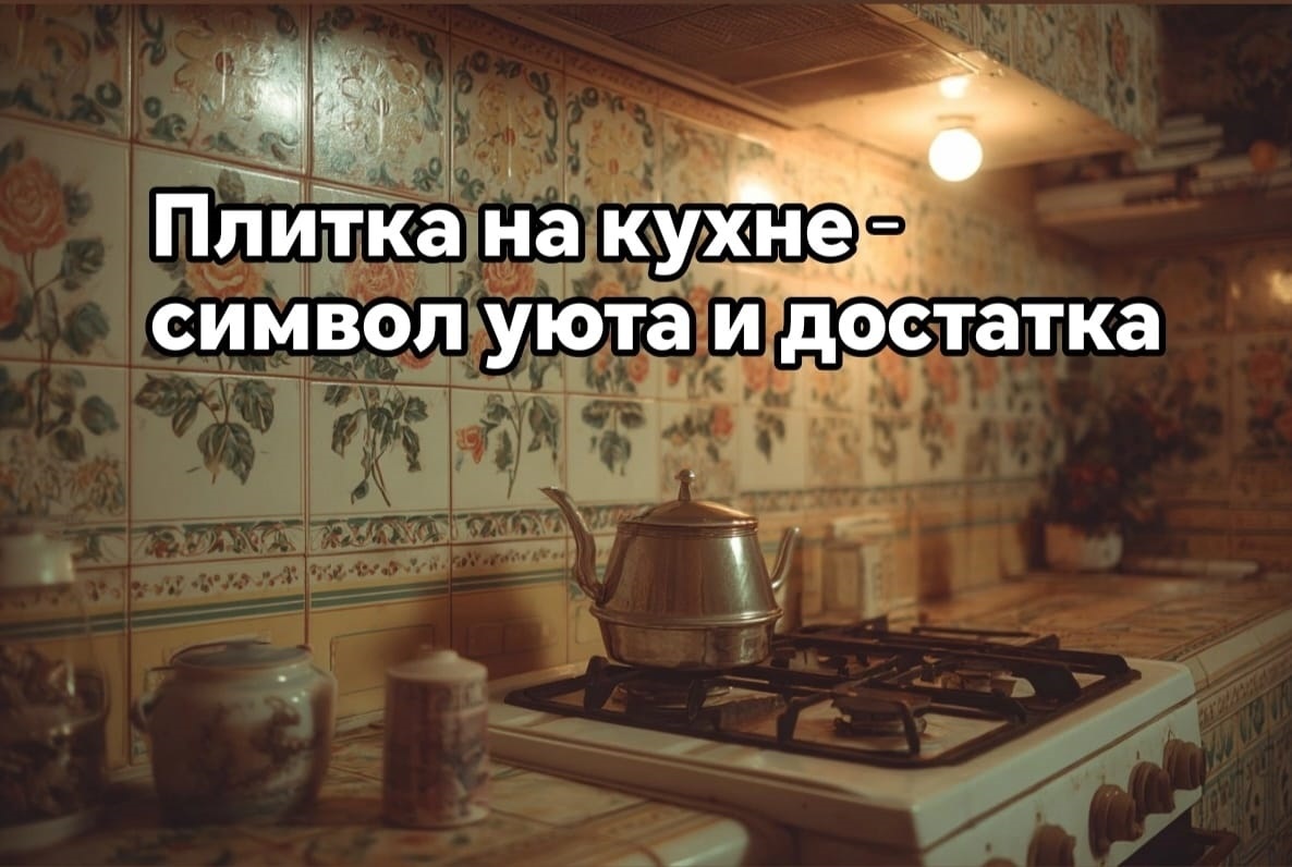 Так выглядела настоящая советская кухня: плитка, которую берегли, и тепло, которое не забывается.