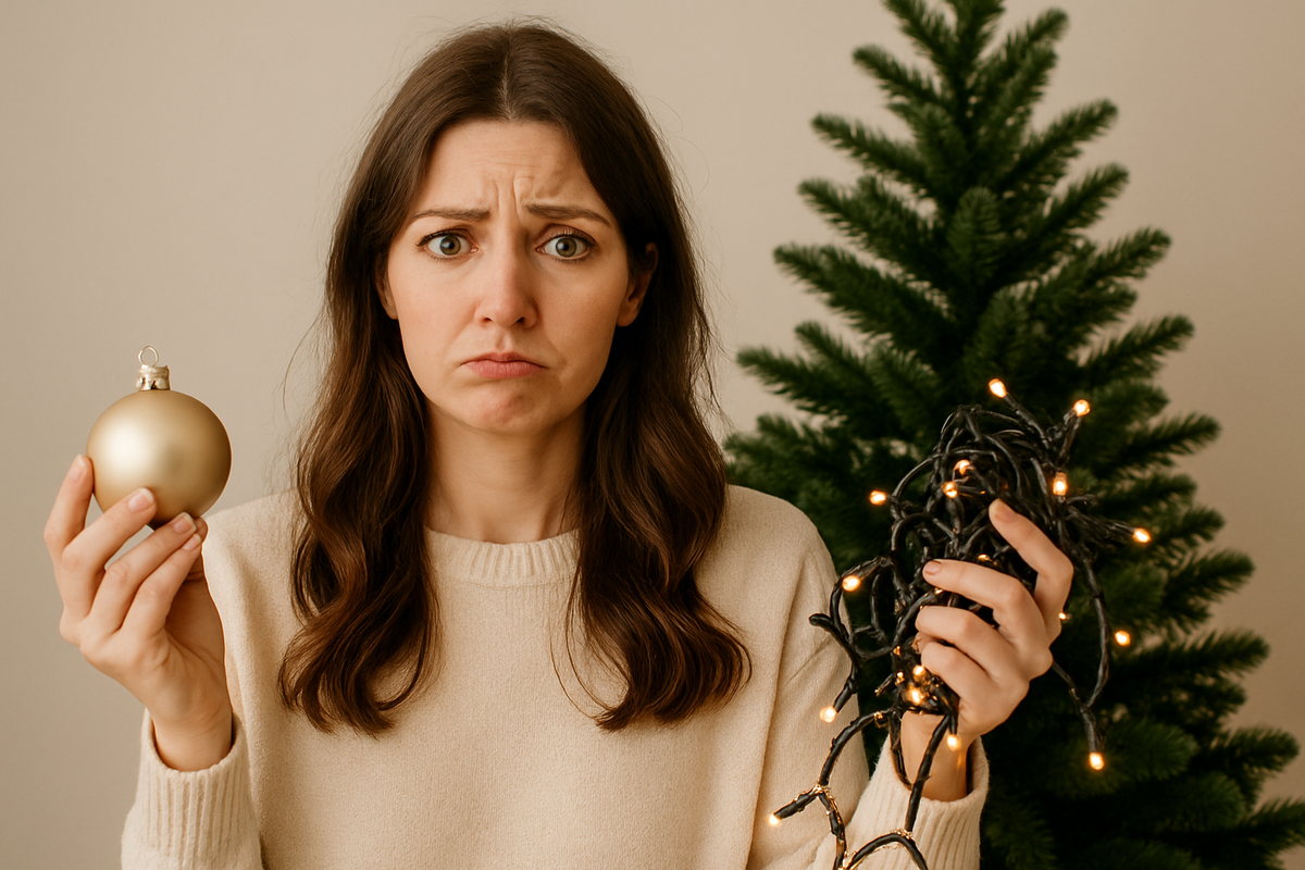 Украшаем искусственную елку в стиле минимализма