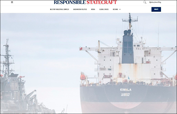    Готовы ли в НАТО к прямому противостоянию с Россией?//Скриншот страницы сайта Responsiblestatecraft