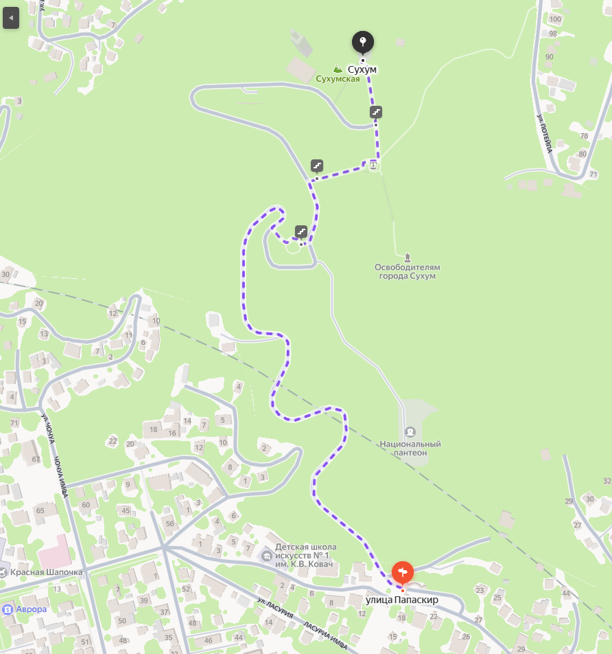 Фрагмент из Яндекс.Карты