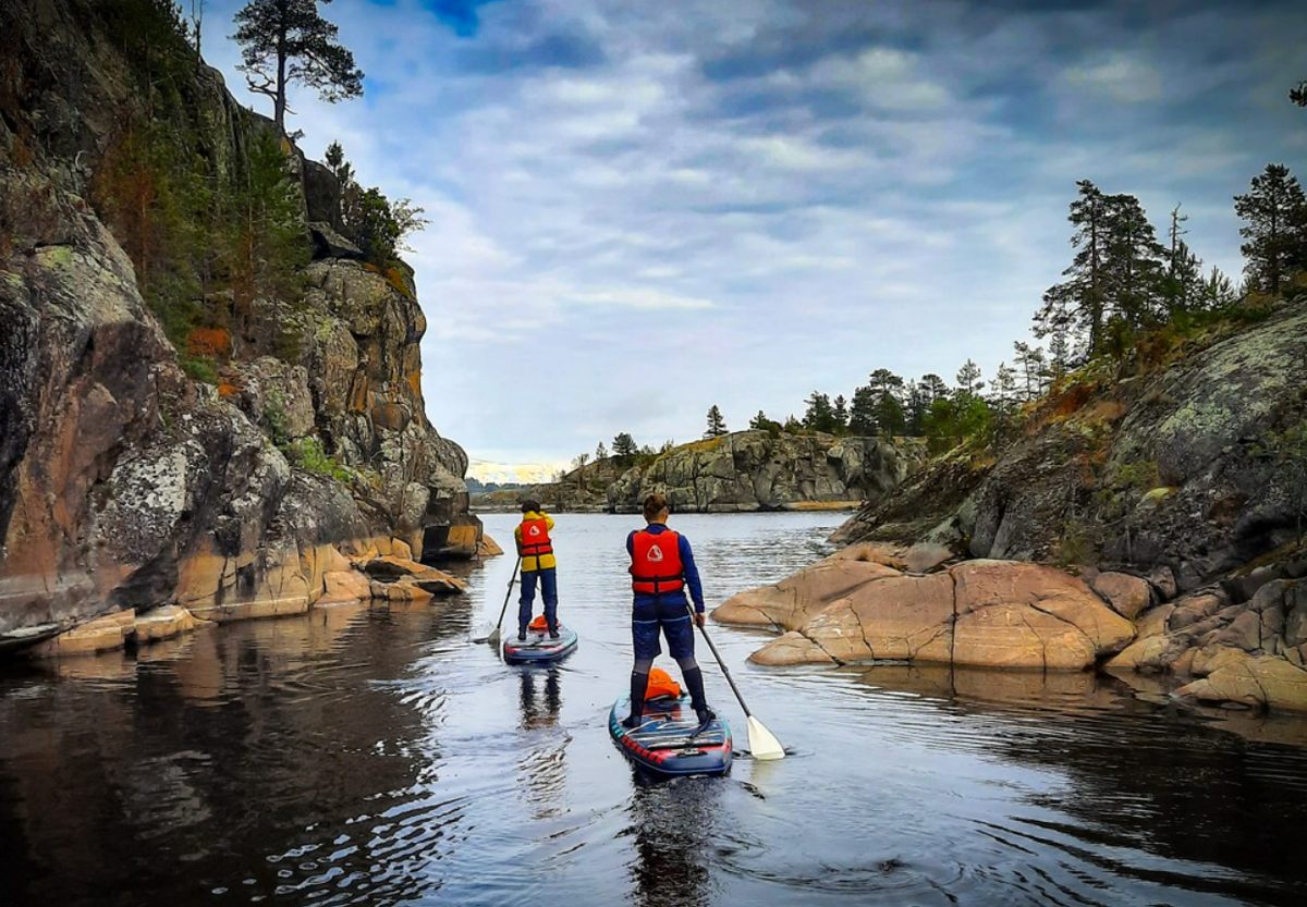Сапсерфинг в Карелии