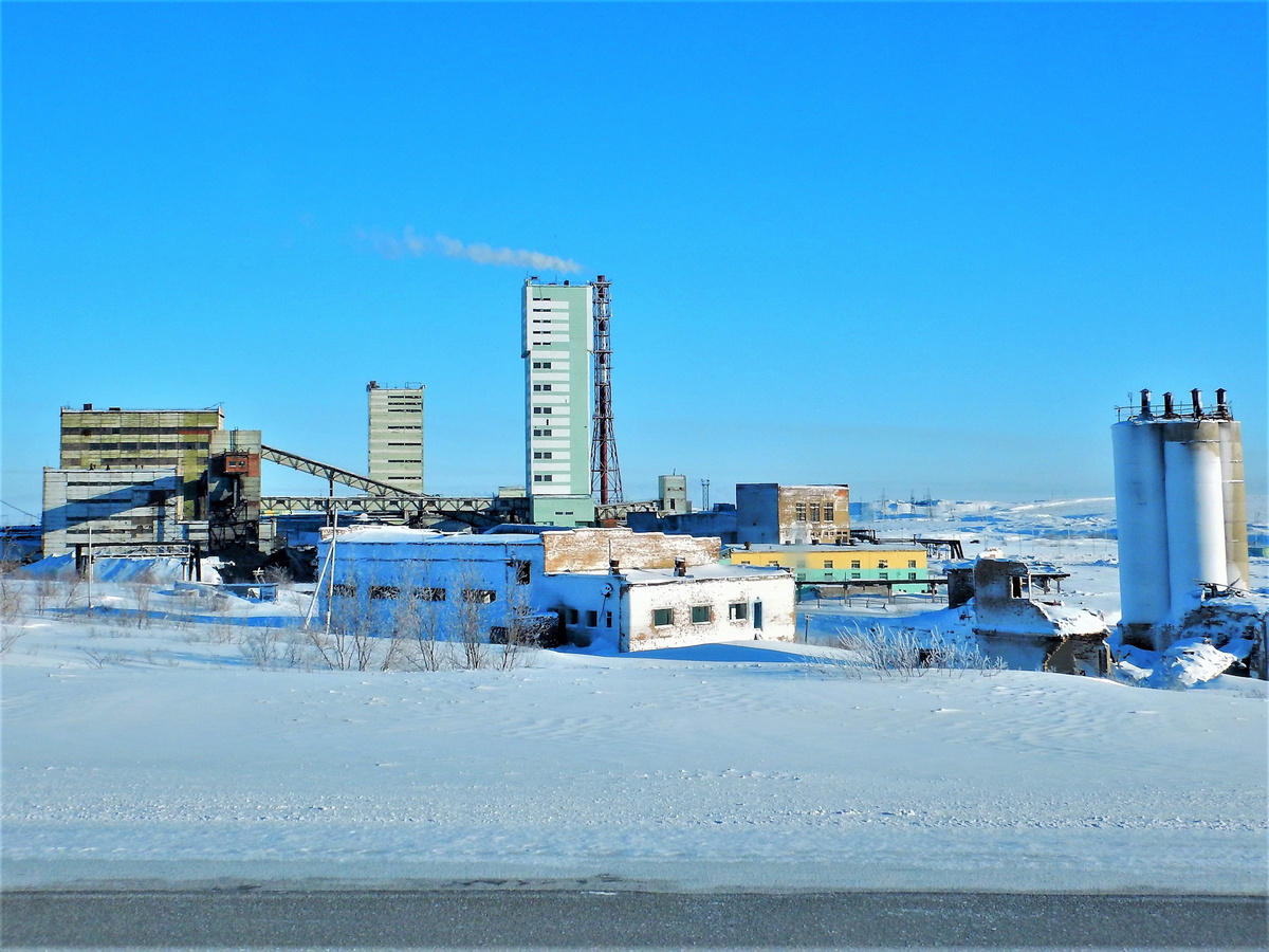 Воркута, шахта Комсомольская. На сегодняшний день самая глубокая в России.