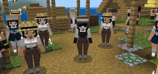 Текстурпак Все жители девушки