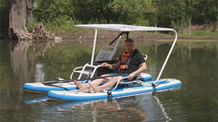 Для весла чуть позже будет очень удобное место с быстросъемным креплением.