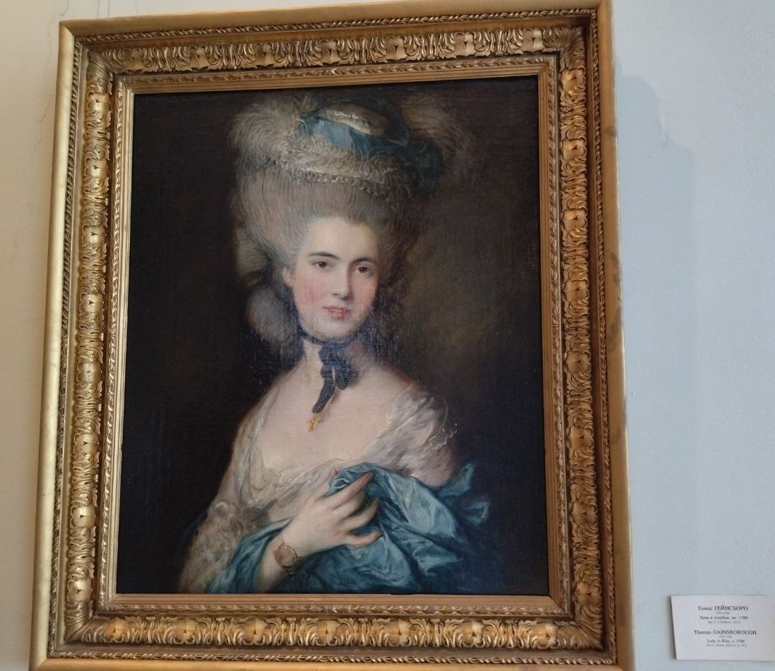 Дама в голубом. Томас Гейнсборо. Фото автора