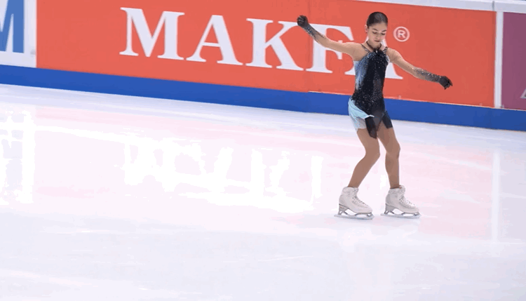 Четверной риттбергер Аделии Петросян