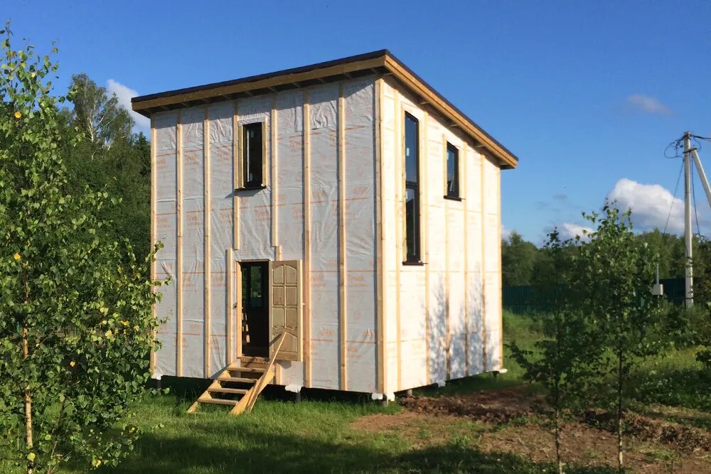 Сборка дома закончена