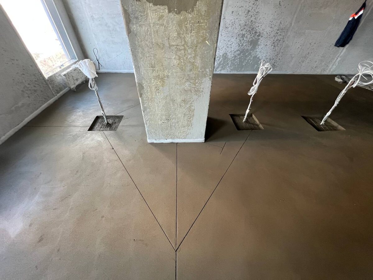 Полусухая стяжка пола