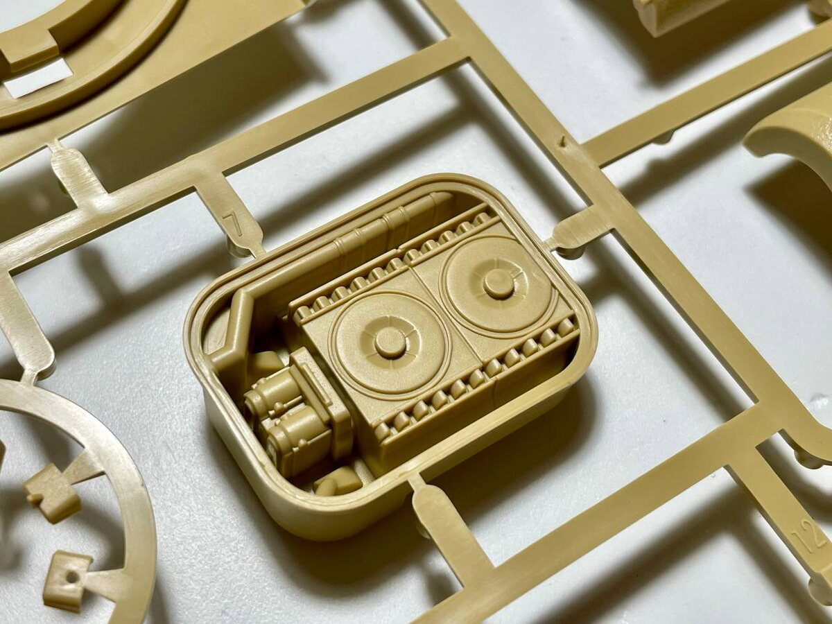 Деталь верха двигателя крупным планом 