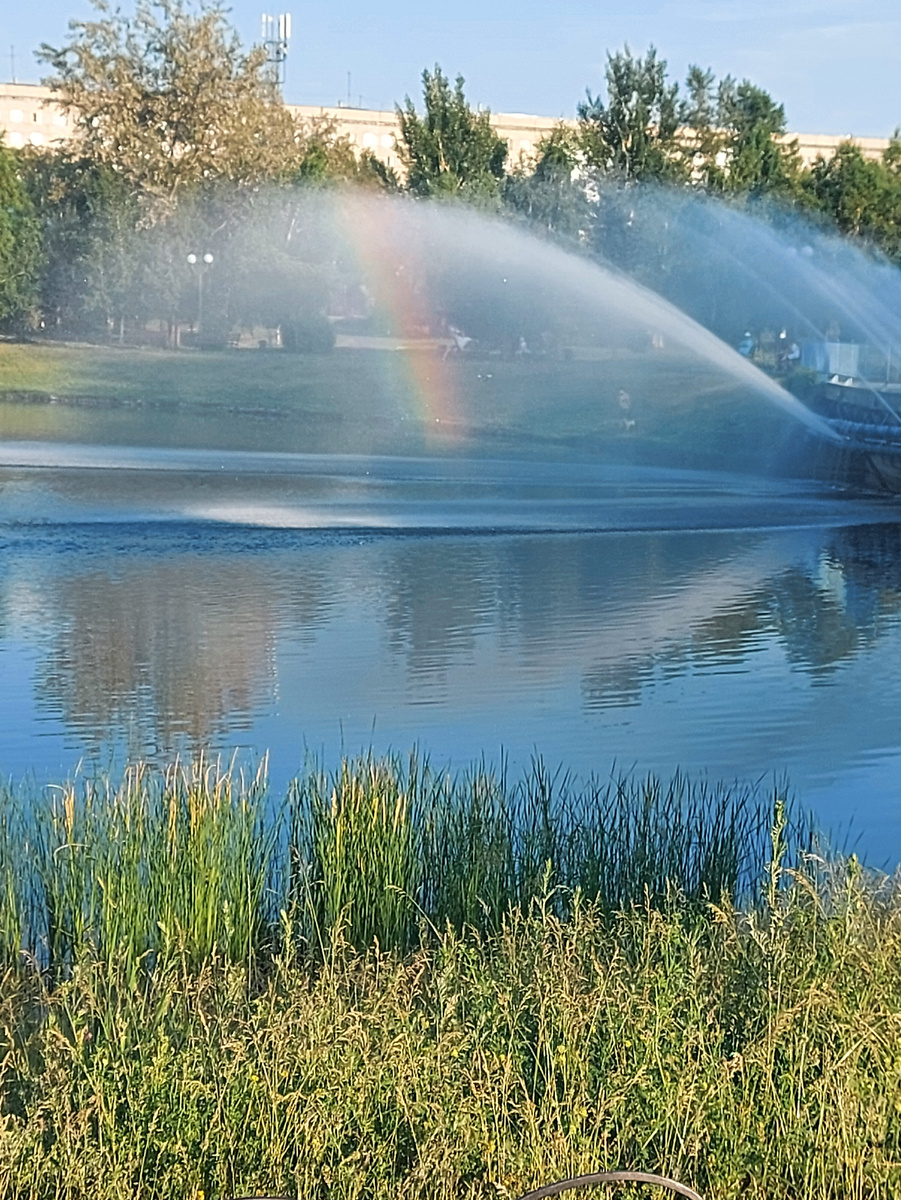 Прохлада от фонтана