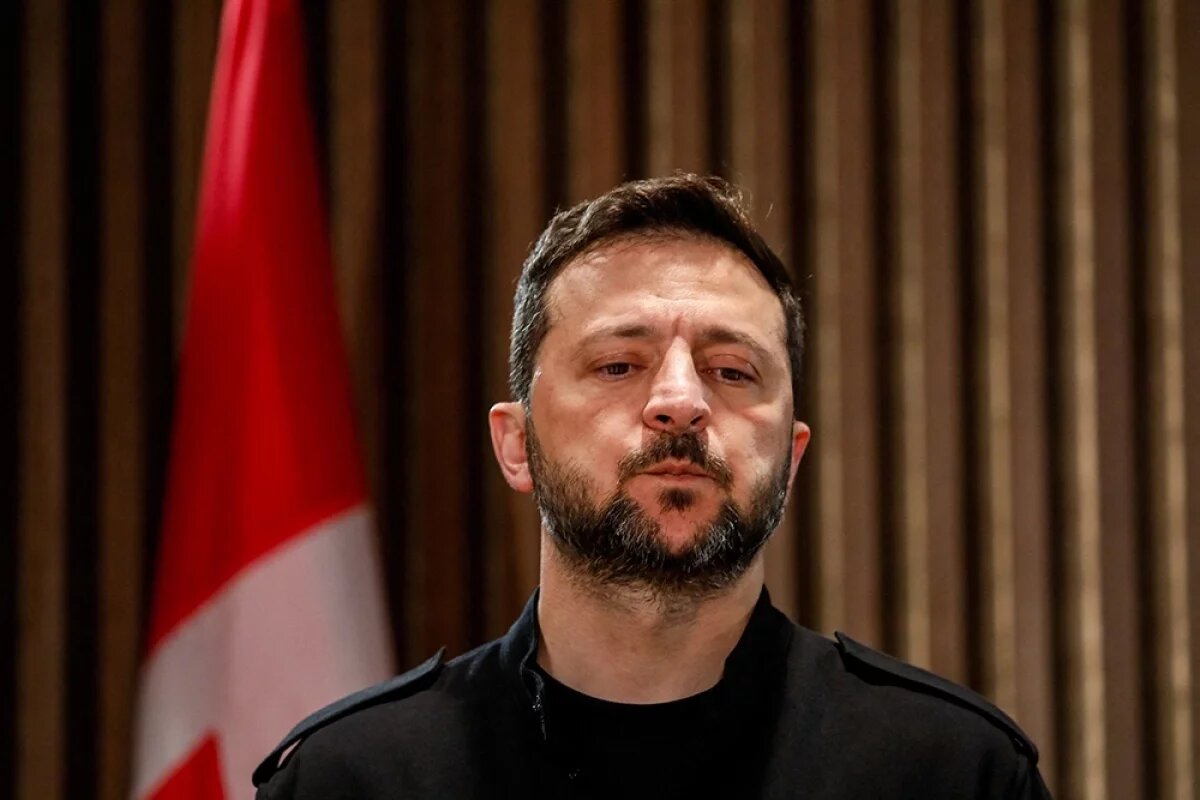    Нелегитимный лидер киевского режима Владимир Зеленский.