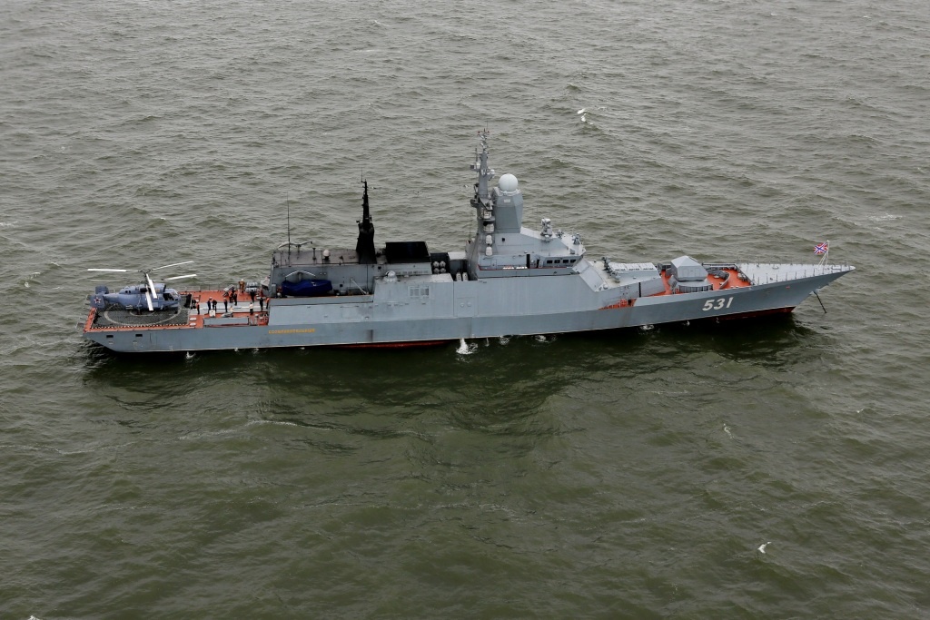    Корвет «Стерегущий» в Балтийском море / Источник: Штаб Балтфлота