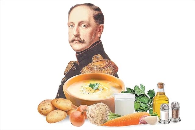    Как приготовить любимое блюдо Николая I — протёртый картофельный суп?