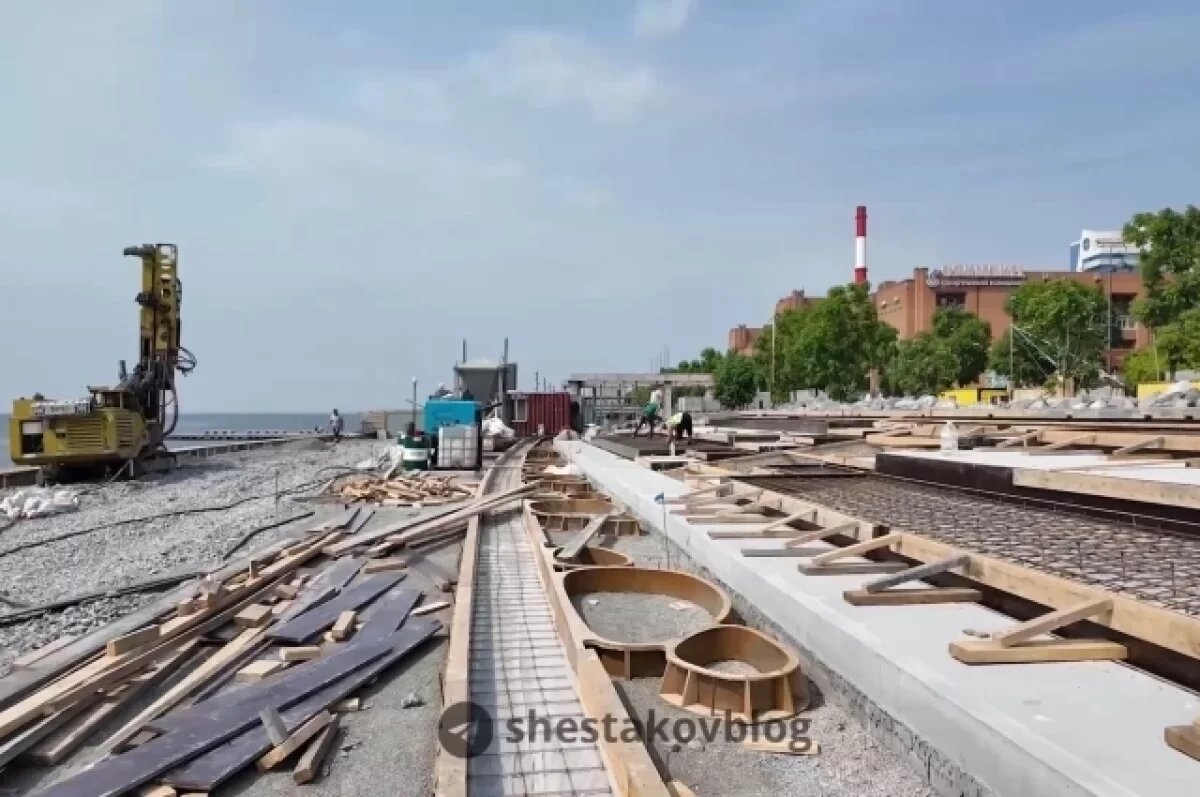    Глава Владивостока сообщил о ходе работ на набережной Спортивной гавани