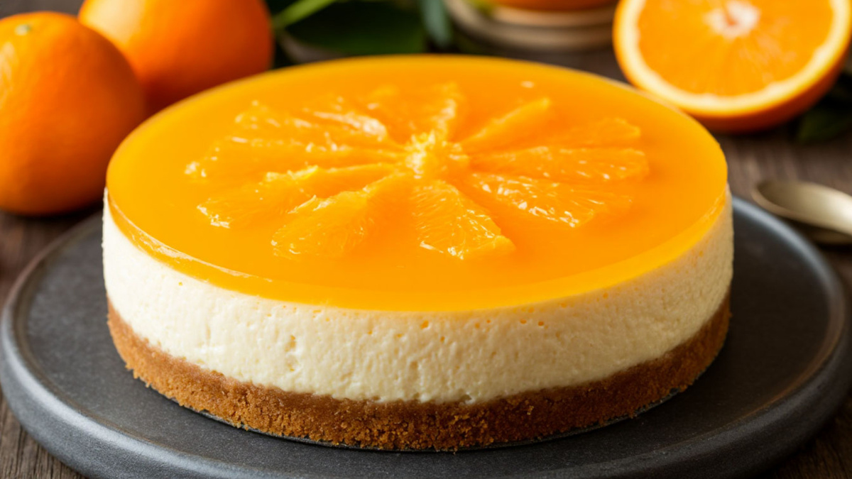Апельсиновый чизкейк: нежный, как облако, с ярким цитрусовым взрывом