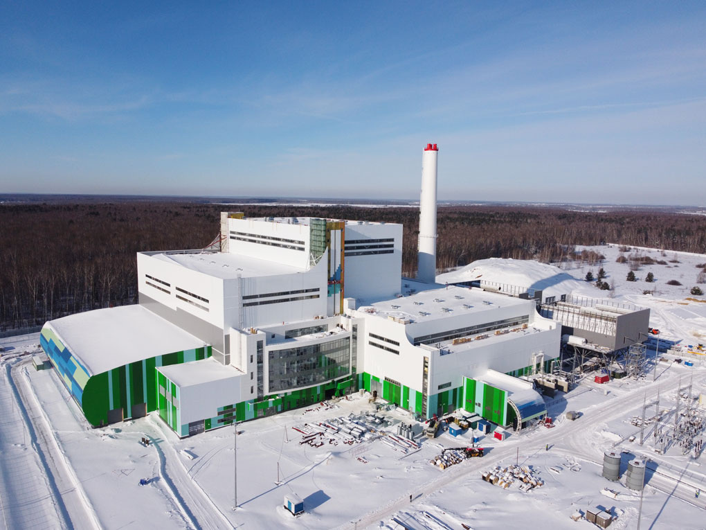 © «Ростех» / rostec.ru (Завод энергоутилизации отходов «РТ-Инвест» госкорпорации «Ростех» вблизи деревни Свистягино в городском округе Воскресенск, декабрь 2024 г.)