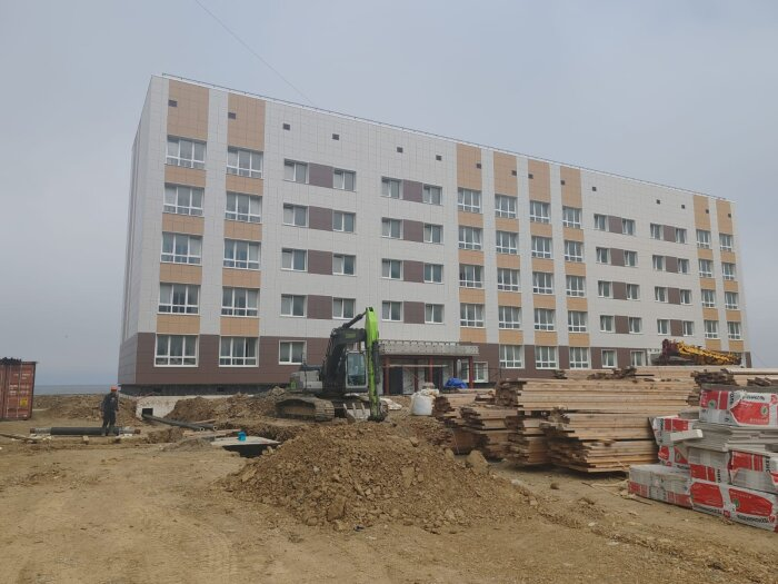 Осенью три многоэтажных дома в Невельске примут новоселов / фото: правительство Сахалинской области