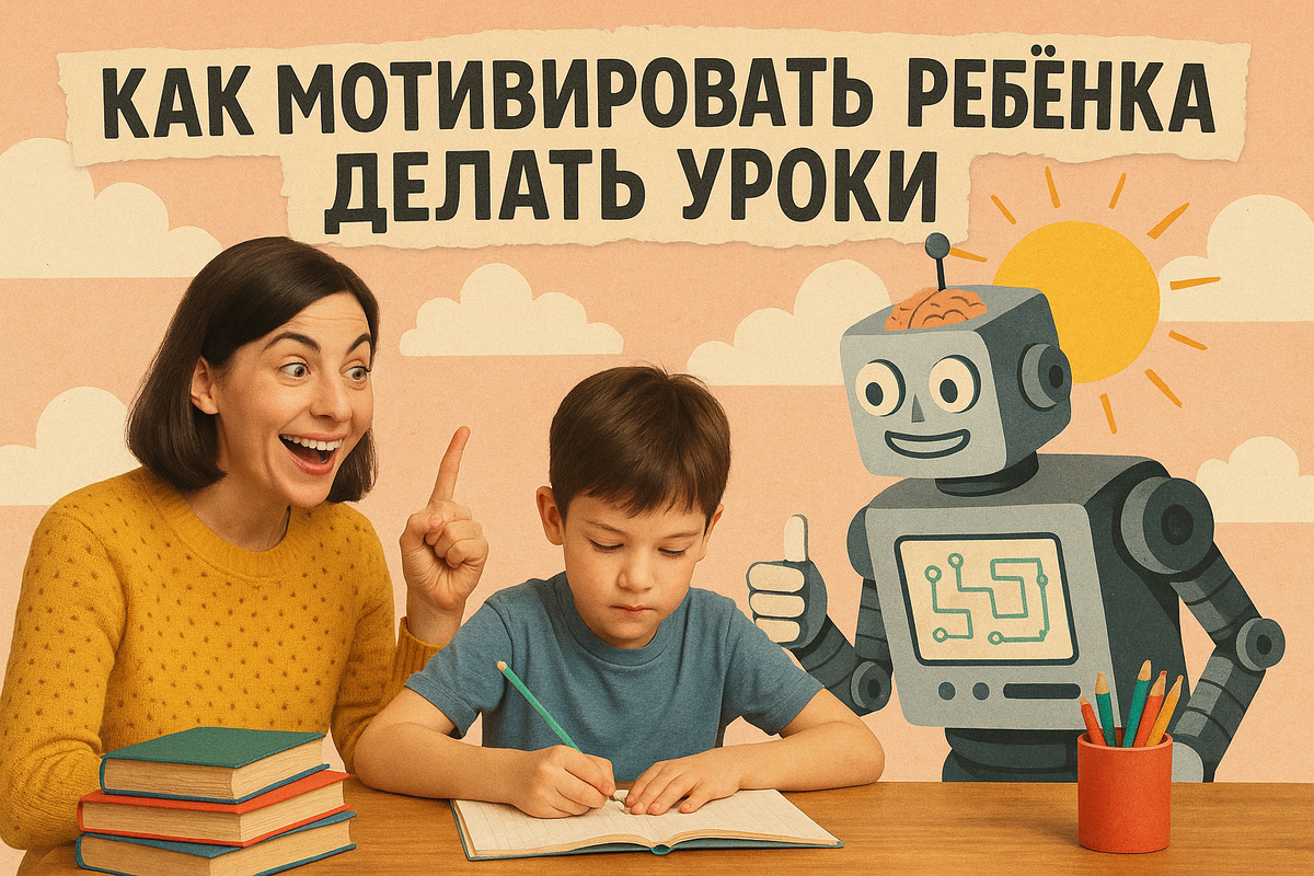 Как мотивировать ребёнка делать уроки
