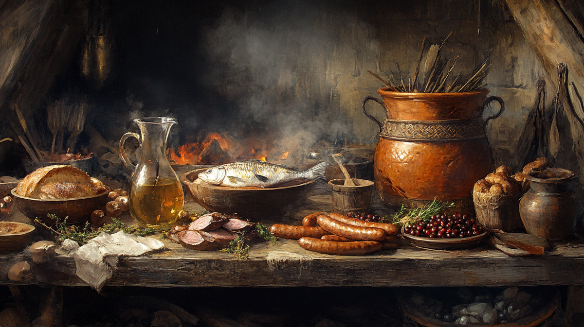     Фото: Midjourney Викинги ели разнообразную и здоровую пищу