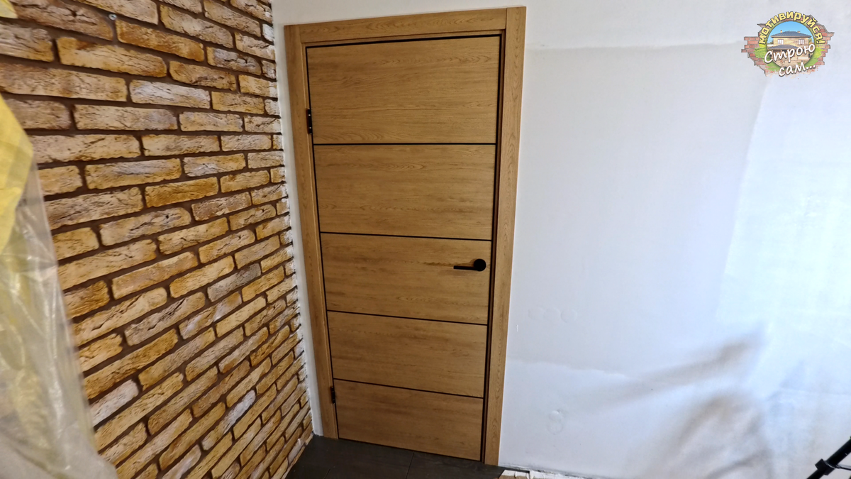 Межкомнатная дверь из МДФ стандартной ширины полотна 80см