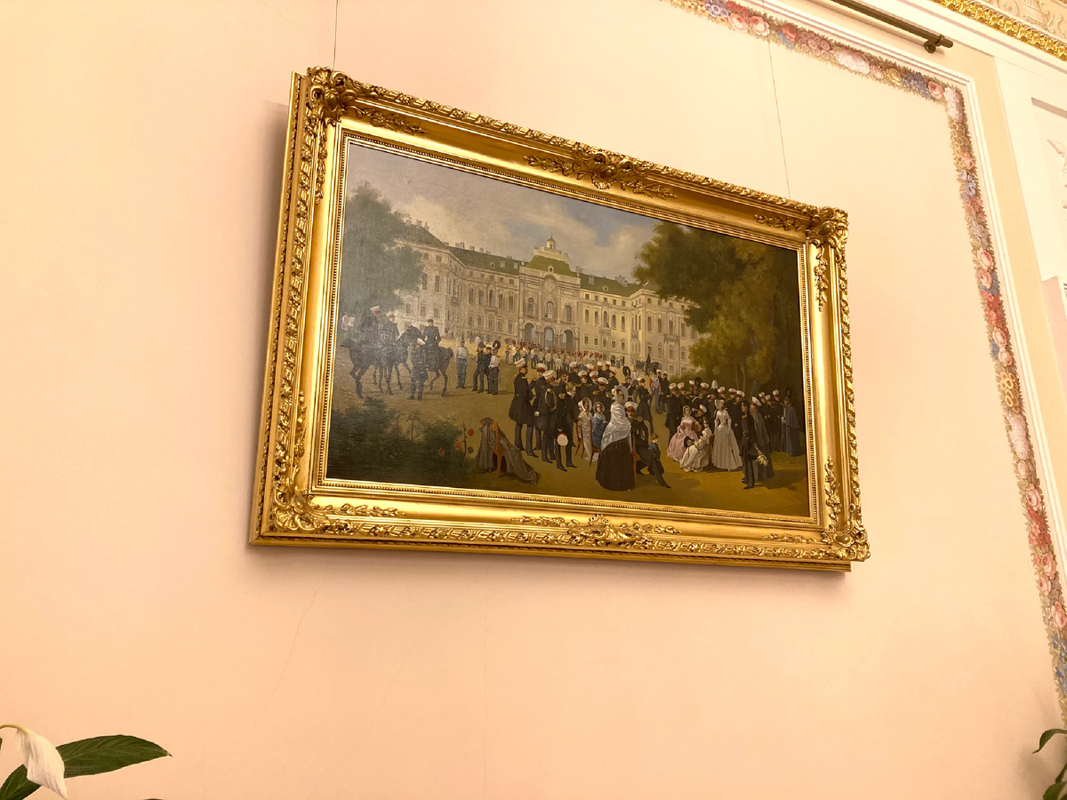 Большой Стрельнинский дворец. Первая четверть 19 века. Фото автора. 