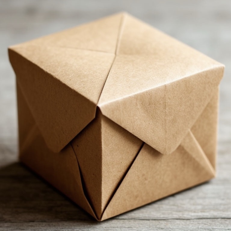 Оригами коробочка