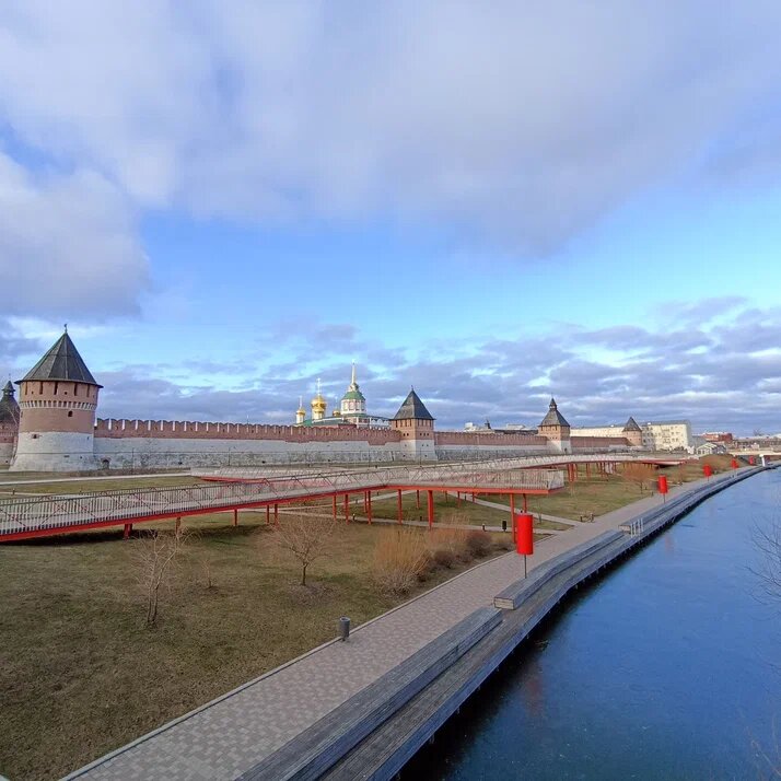 набережная Упы в Туле