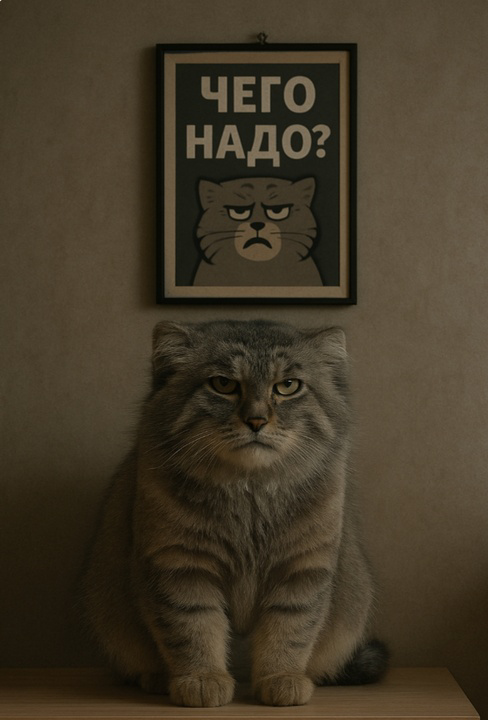 Не мурчит, не играет, не простит