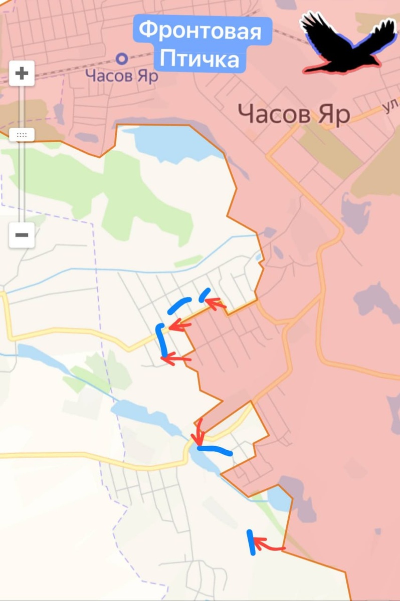 Под контролем ВСУ осталось несколько улиц Иллюстрация: ТГ-канал «Фронтовая птичка»