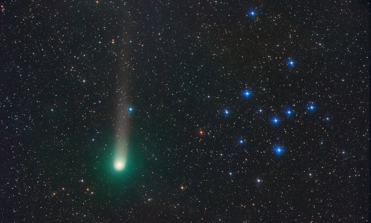 Комета C/2017 K2 (PANSTARRS). Альхаме-де-Гранада/Андалусия.