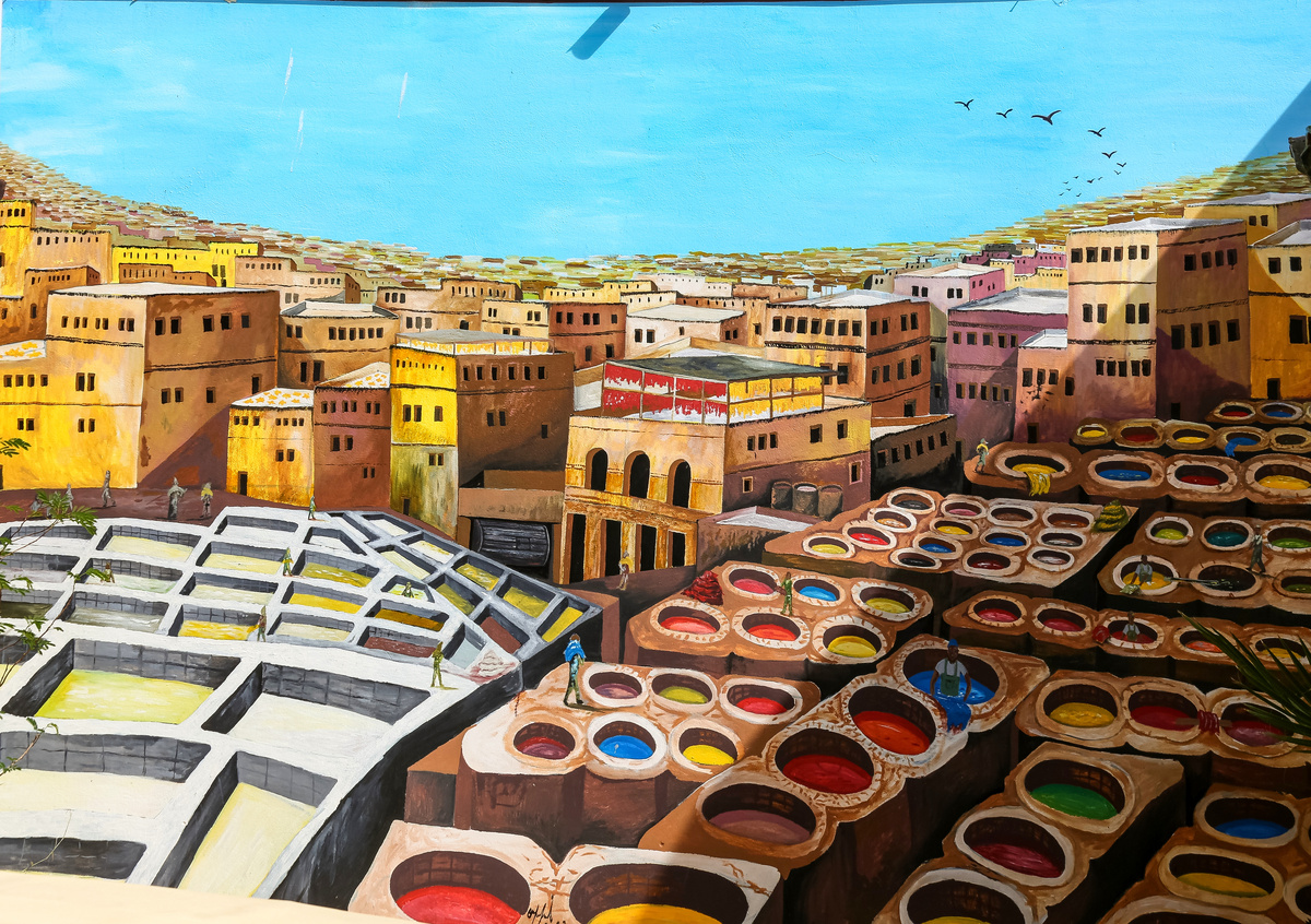 Знаменитые Красильни Феса