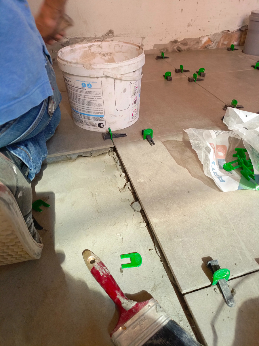 Завал на стяжке