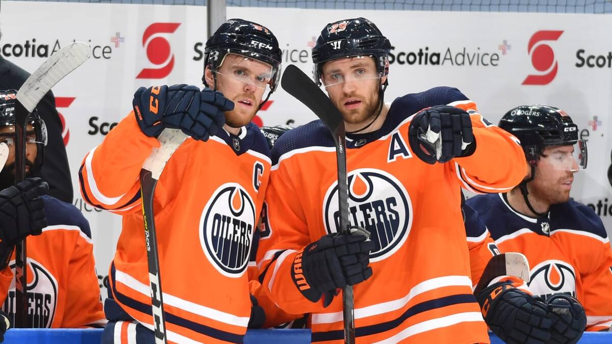     Коннор Макдэвид и Леон Драйзайтль